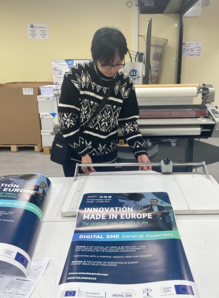 Delivering printed creatives